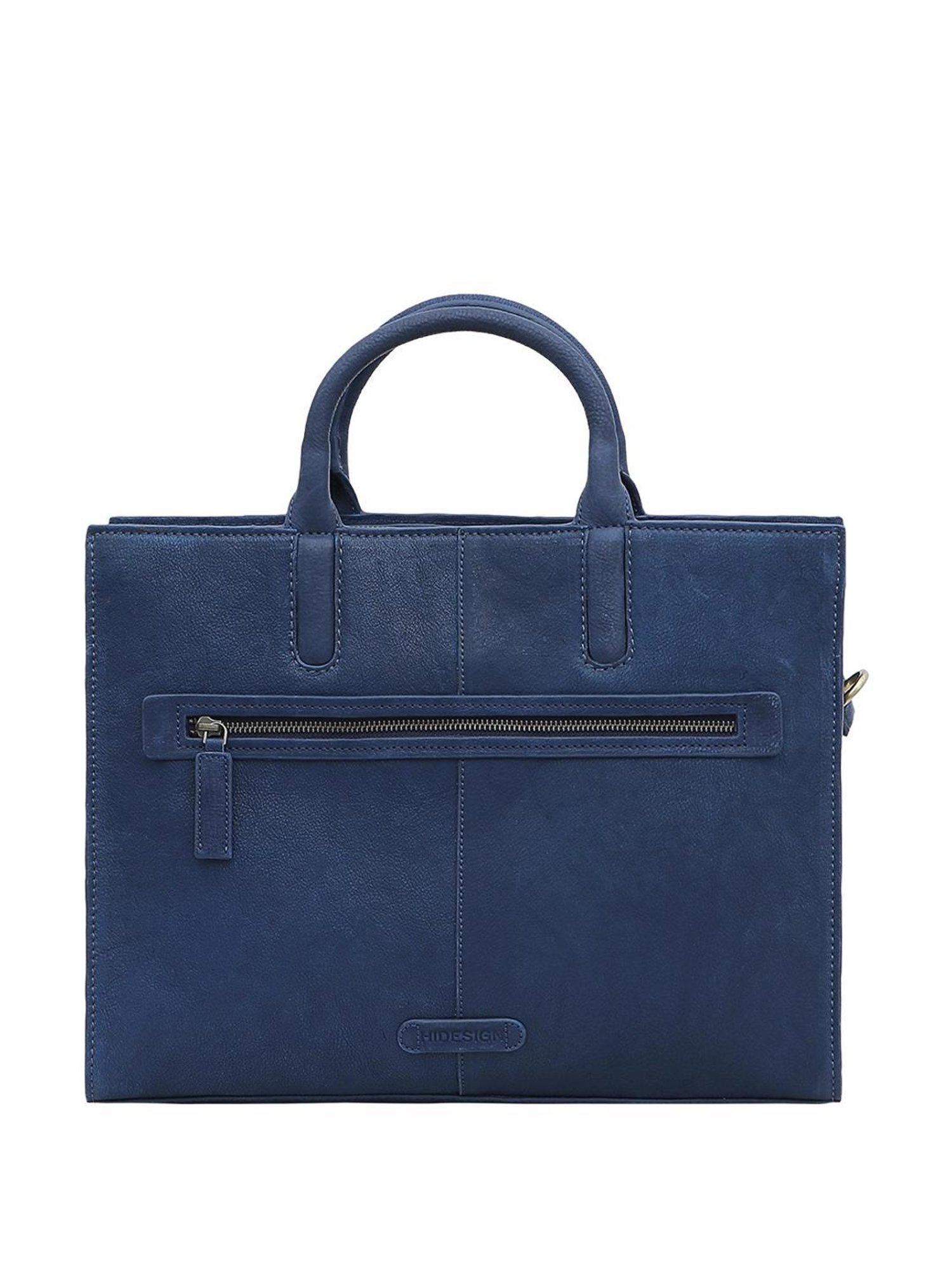 Hidesign Navigli 03 Large Mens Laptop Bag - Sapphire