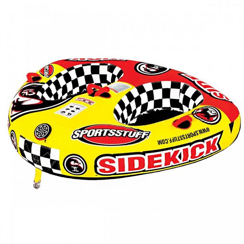 Sportsstuff Sidekick 2 Double Rider Cockpit Inflatable Towable Lake Water Tube
