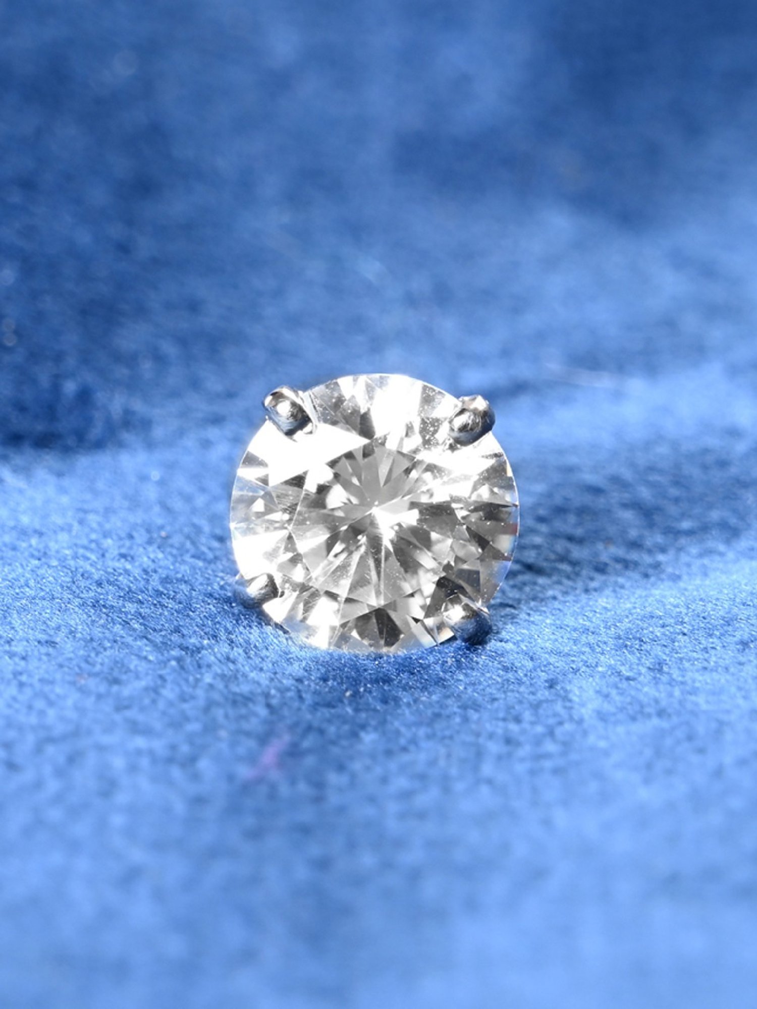 Clara 925 Pure Sterling Silver Round Solitaire 9 mm Stud Earring Gift for Men