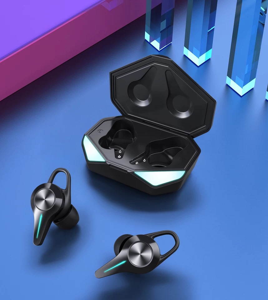 REEGEE Wireless Earbuds, Pumping Bass, IPX5 Waterproof, Secure Fit, Bluetooth 5 Headphones,Gaming Headset,Stereo Calls, Noise Isolation, One Step Pairing, Sports