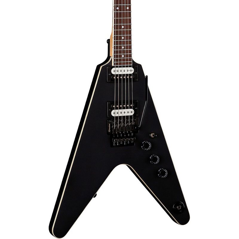 Dean VX With Floyd Rose Tremolo Electric Guitar Black Satin