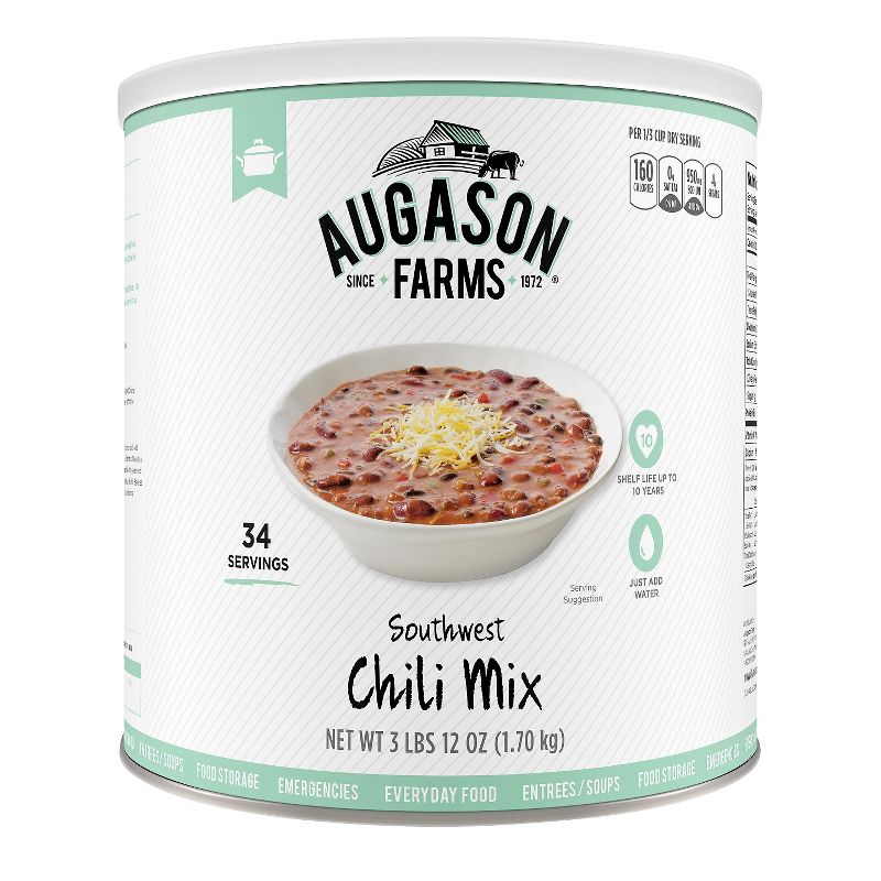 Augason Farms Southwest Chili Mix Emergency Food - 60oz