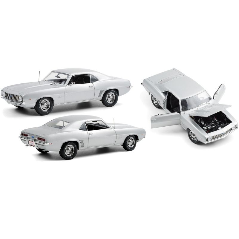 1969 Chevrolet Camaro ZL1 Coupe Silver (Lot #5010) "Barrett-Jackson Scottsdale" (2012) 1/18 Diecast Model Car by Highway 61