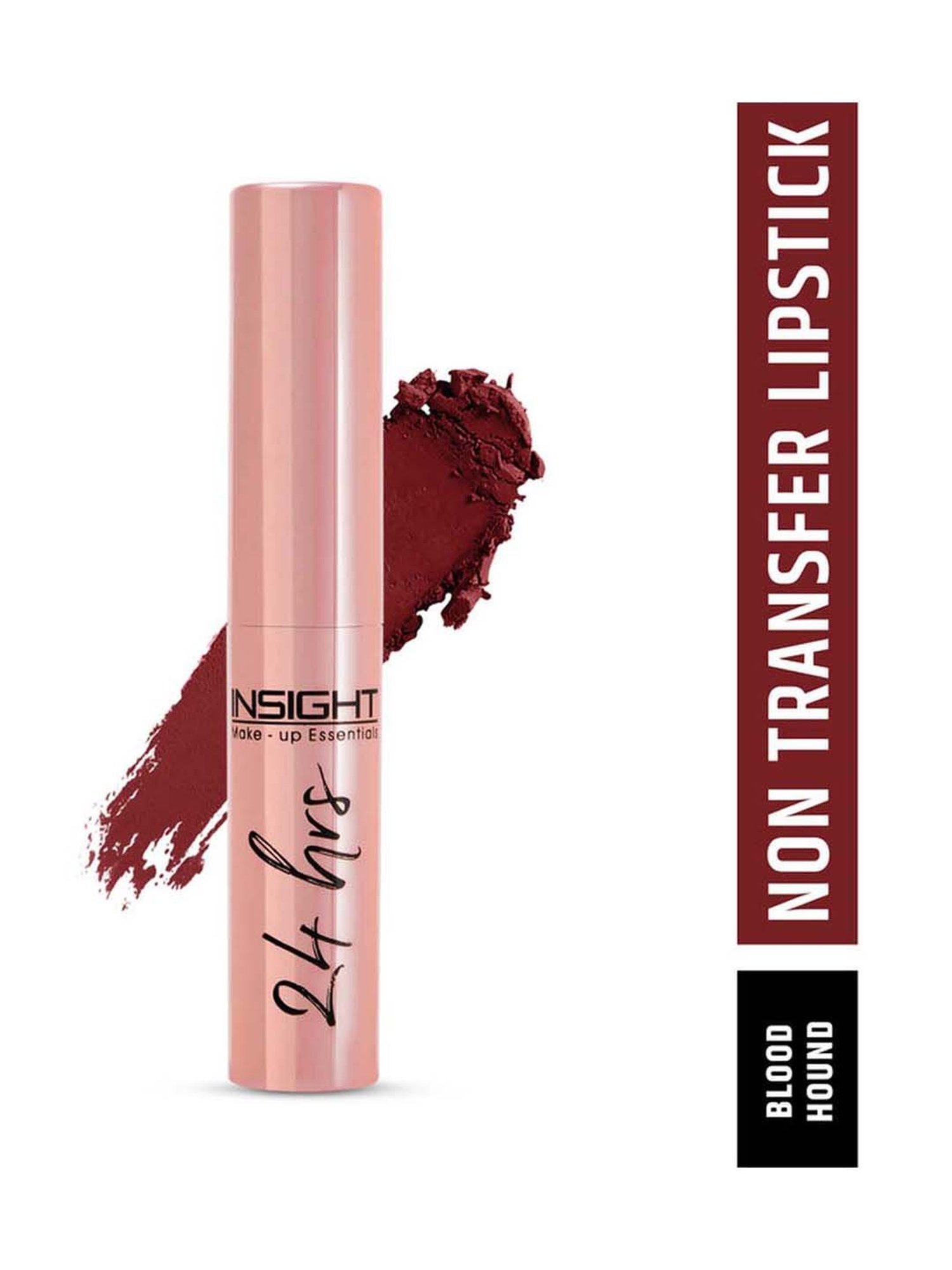 Insight Cosmetics 24 Hrs Non Transfer Matte Lipstick 9-Blood Hound - 3 gm