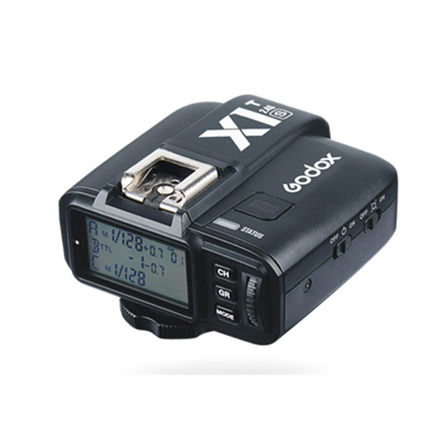 godox x1s 2.4g ttl wireless flash trigger transmitter with microfiber cloth for sony a7 a7ii a7r a7rii a6000 digital camera with mi shoe x1st transmitter