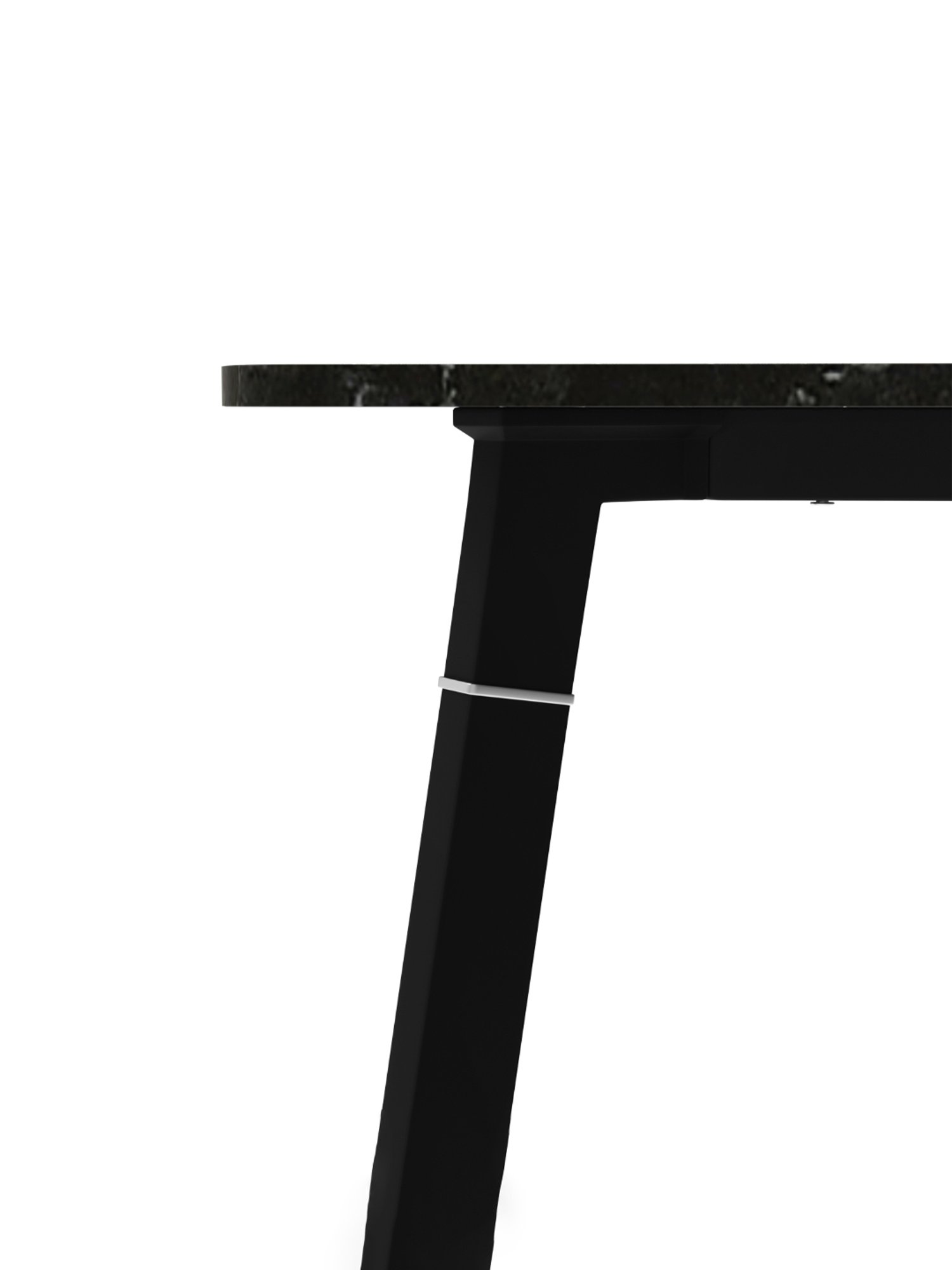 Godrej Interio Aclectic Black HMR Board 6 Seater Rectangular Dining Table