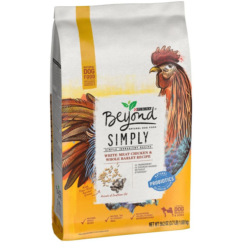 Purina Beyond Simply Probiotics White Meat Chicken & Whole Barley Recipe Dry Dog Food - 3.7lbs