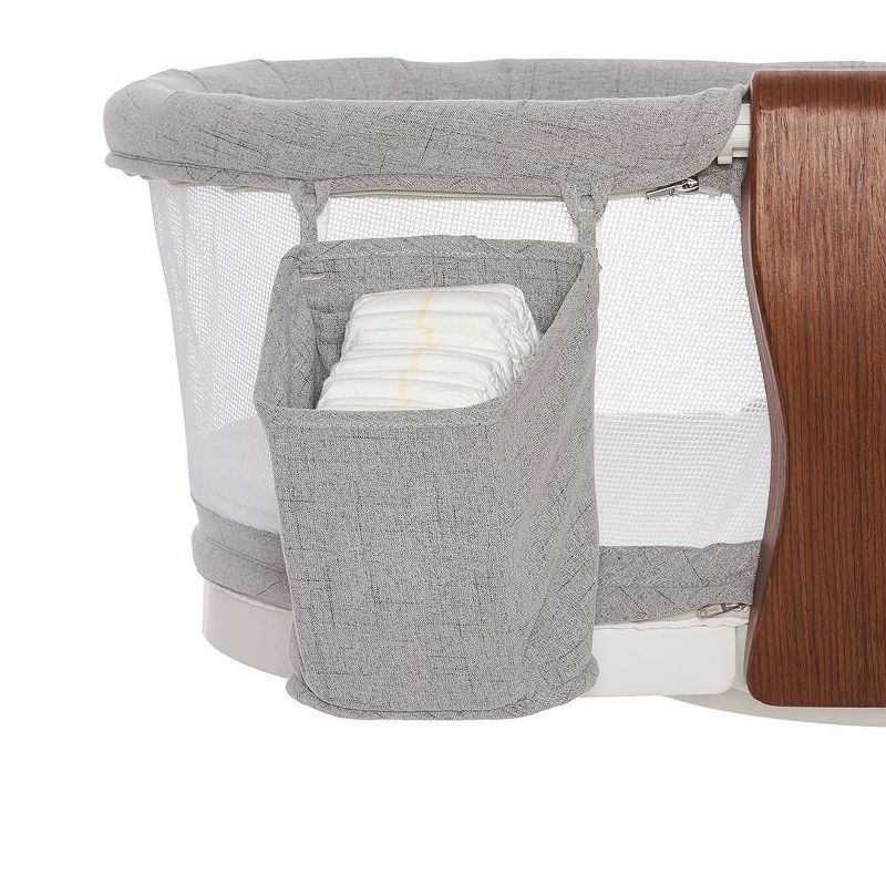 HALO BassiNest Swivel Sleeper Luxe - Dove Gray Tweed