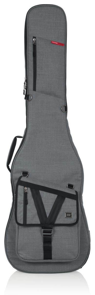 Gator GT-BASS-GRY Transit Bass Guitar Bag, Light Grey