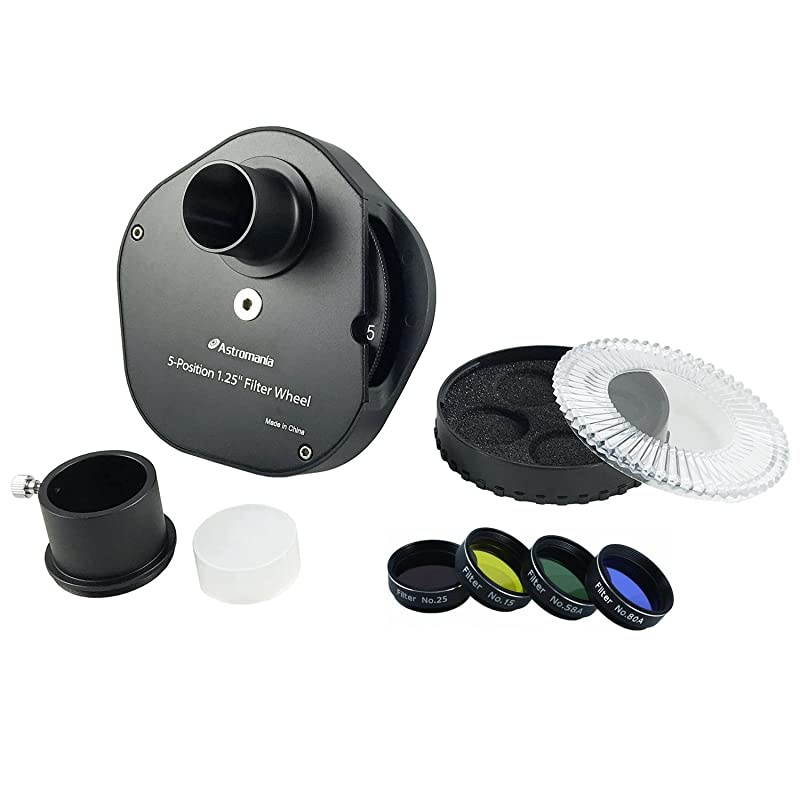 125quot Multiple 5Position Filter Wheel for Telescope