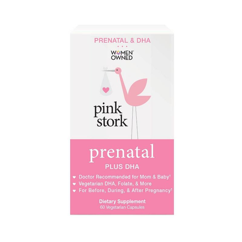 Pink Stork Prenatal Capsules - 60ct