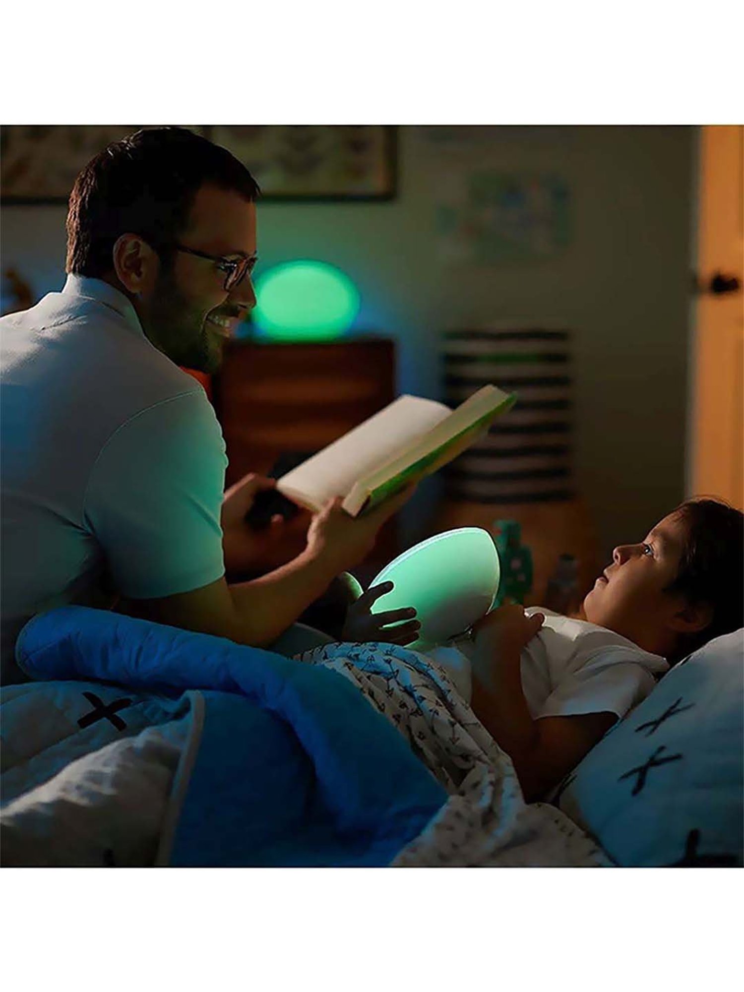 Philips Hue Go 7602031I6 Portable Dimmable WiFi LED Smart Table Lamp With Bluetooth (White)