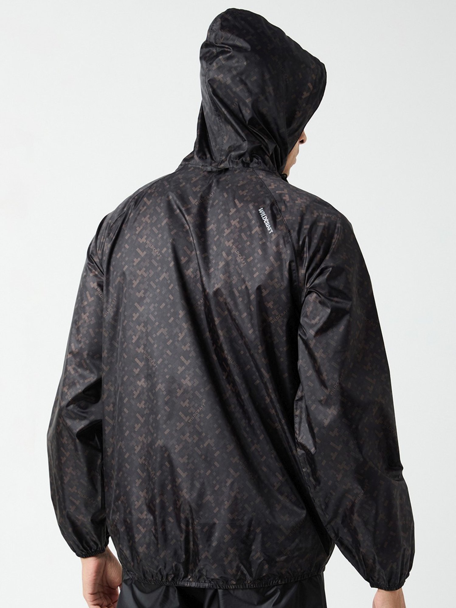 Wildcraft Black Regular Fit Raincoat Set