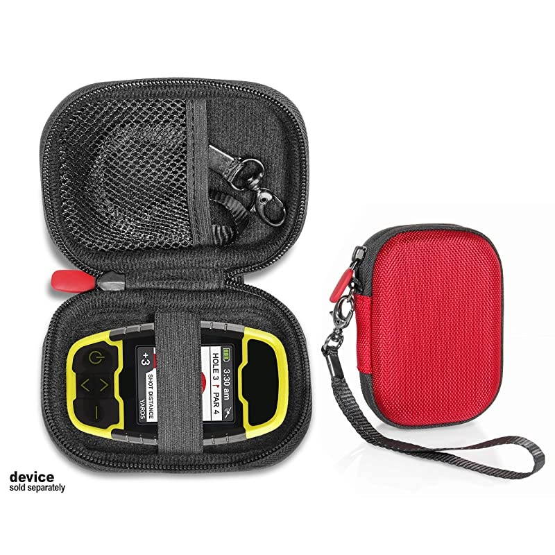 Golf GPS Case by  Specially Designed for Izzo Swami 4000+ Golf GPS and Swami 4000 Swami 5000 Golf GPS Rangefinder Garmin Approach G30 G6 G7 Red
