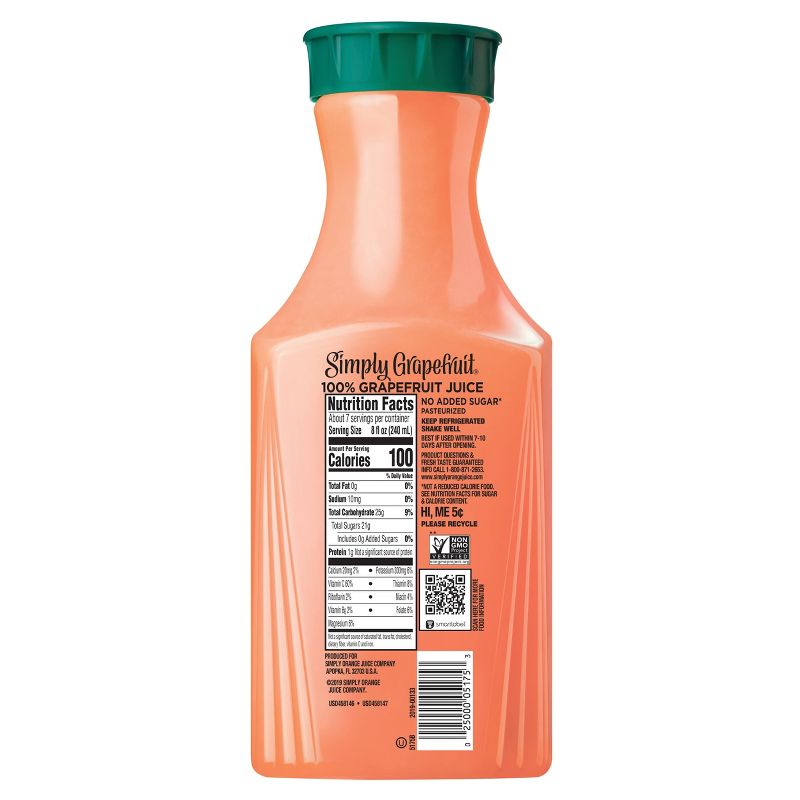 Simply Grapefruit 100% Pure Squeezed Juice - 52 fl oz