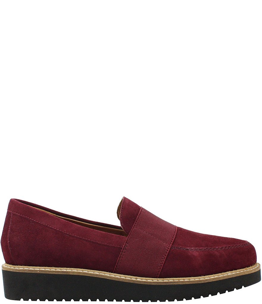 L'Amour Des Pieds Xanthus Suede Slip On Loafers