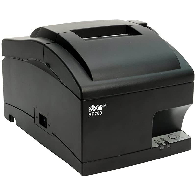 SP742ME Ethernet (LAN) Impact Receipt Printer with Auto-cutter and Internal Power Supply - Gray