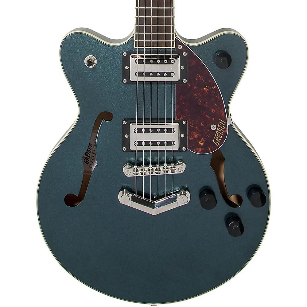 Gretsch Guitars G2655 Streamliner Center Block Jr. with V-Stoptail Electric Guitar Gunmetal