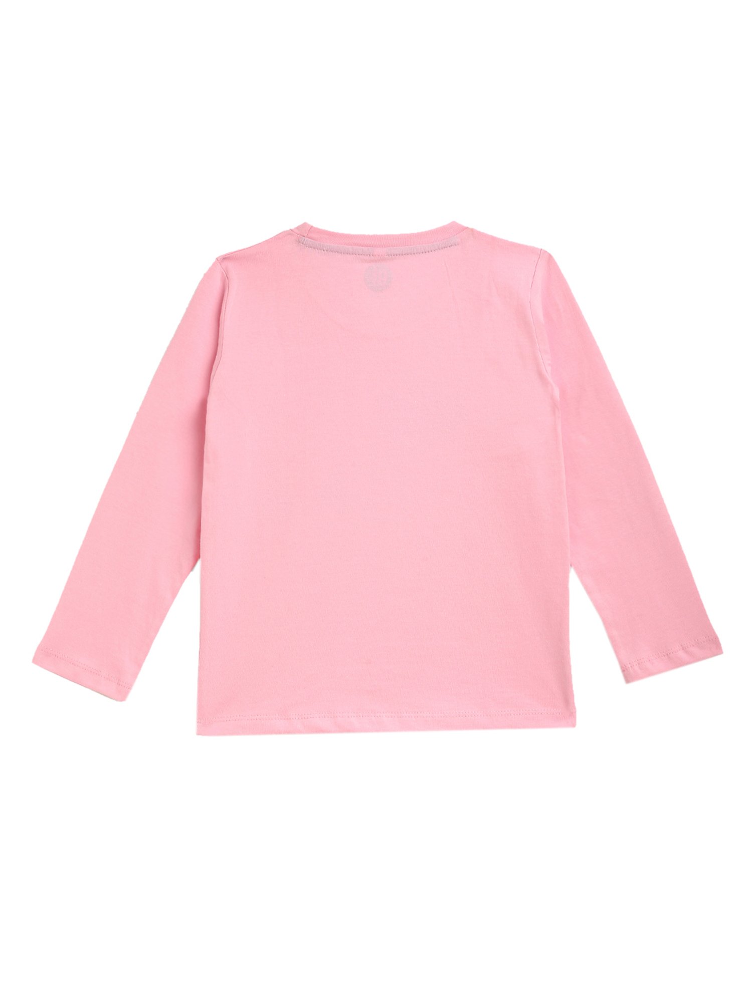 Kids Craft Pink Printed T-Shirt with Pyjamas