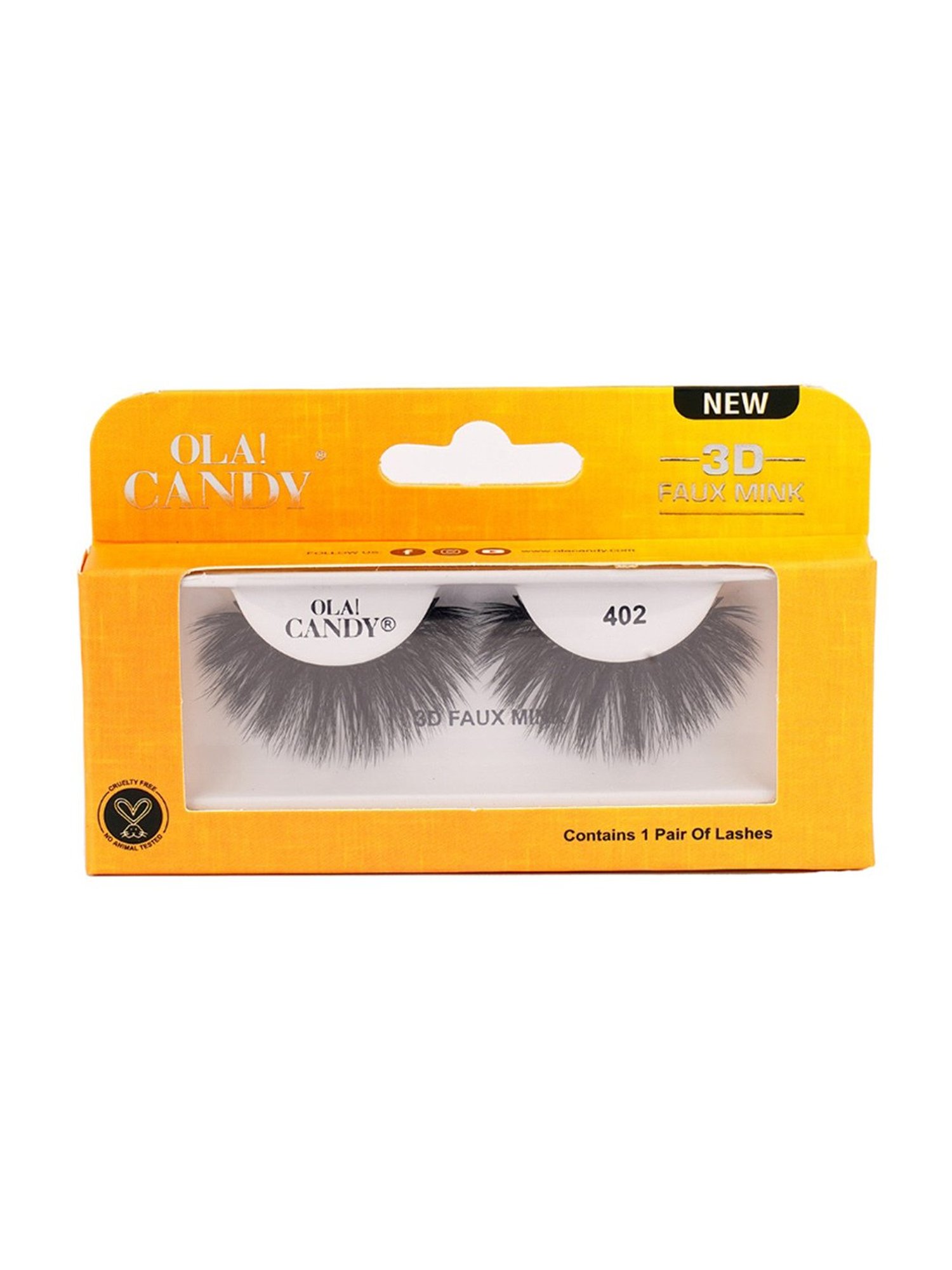 Ola! Candy 3D Faux Mink False Eyelashes - 402