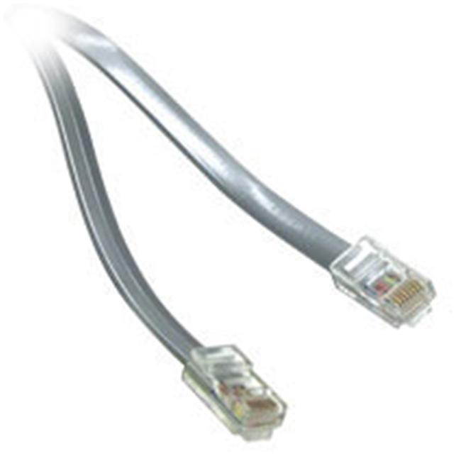 Cables To Go Model 08115 50 ft. RJ12 6P6C Straight Modular Cable