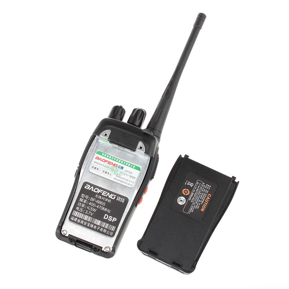 Baofeng BF-666S UHF 400-470MHz 5W DCS Two Way Radio Handheld Walkie/Talkie