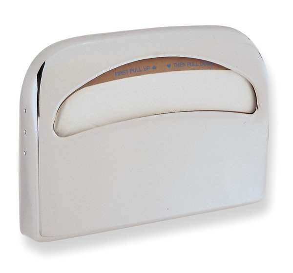 TOUGH GUY 3P916 Toilet Seat Cover Dispenser, Color: Chrome