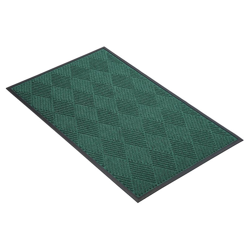 Dark Green Solid Doormat - (2'X3') - HomeTrax