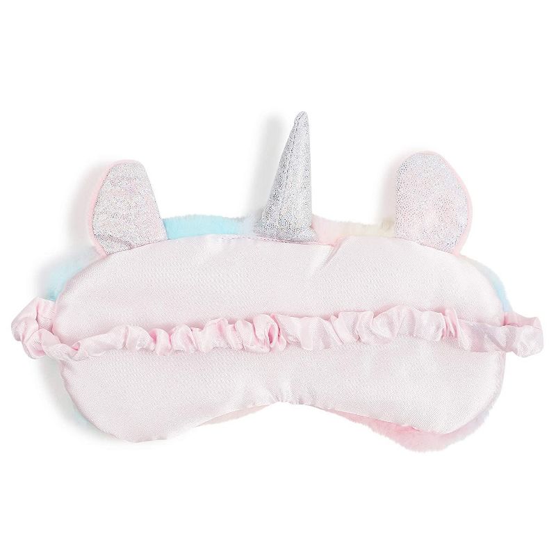 Glamlily Unicorn Sleep Eye Mask Travel Sleeping Eye Mask Cover for Kids in Tie-Dyed 7.5 x 6 In