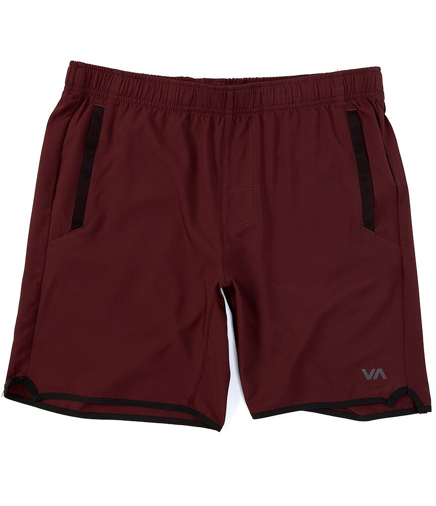 Redsand Elastic Waist Colorblock 20#double; Outseam Volley Shorts