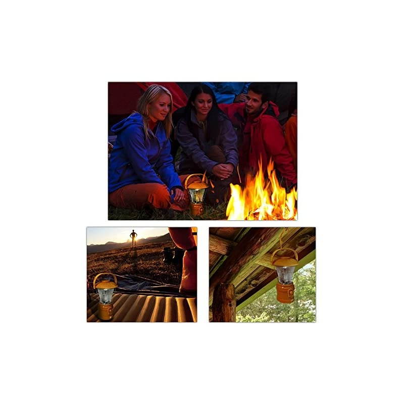 Portable Multifunctional Hand Crank Lantern - Portable Battery Operated Radio Lamp with AM/FM Radio, Speaker, Powered by AA Batteries, Rechargeable Battery, Power Hand Crank Recharger -  PSDNL22YL