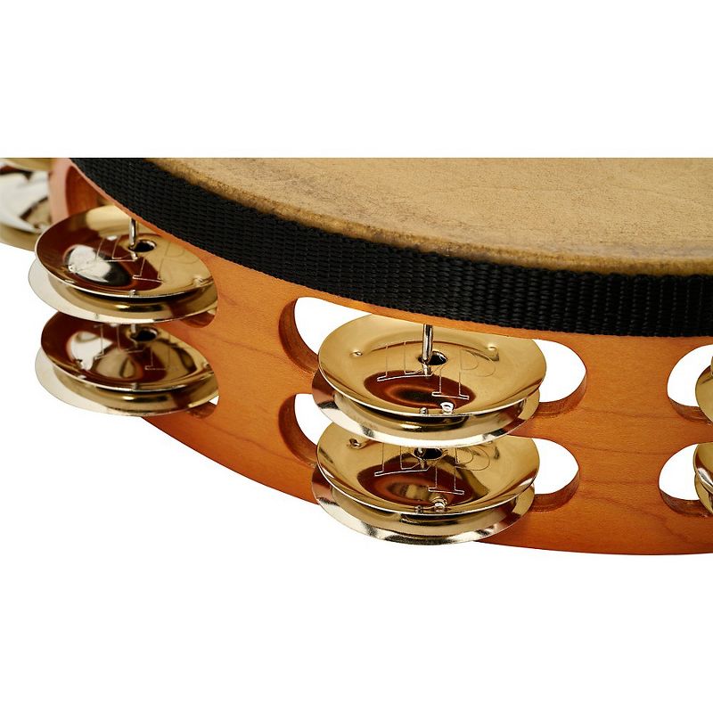 LP Lenny Castro Signature Double Row Headed Tambourine with Bag 10 in.