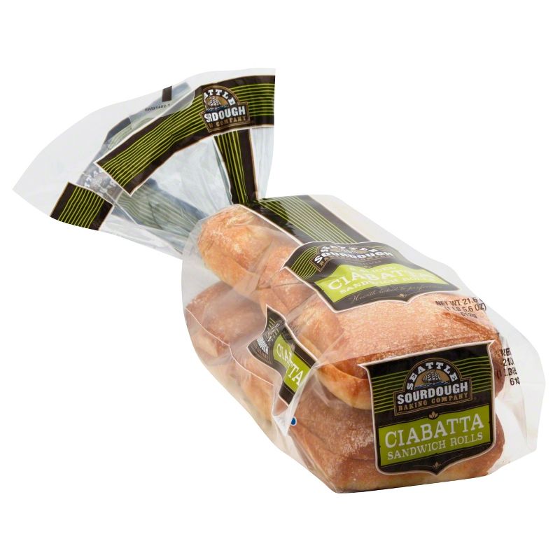 Seattle Sourdough Ciabatta Bun - 21.6oz