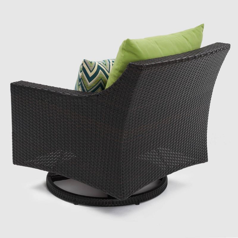 Deco 7pc Sofa & Motion Club Chair Set - Green - RST Brands