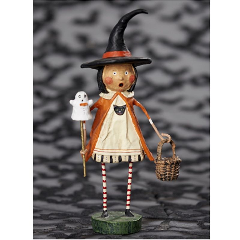 Lori Mitchell 8.0" Enchanted Eliza Witch Ghost Trick Or Treat  -  Decorative Figurines