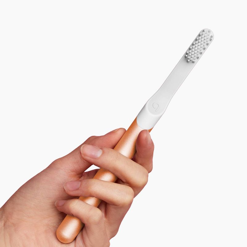 quip Electric Toothbrush Head Refill - Soft-Bristles - White/Gray