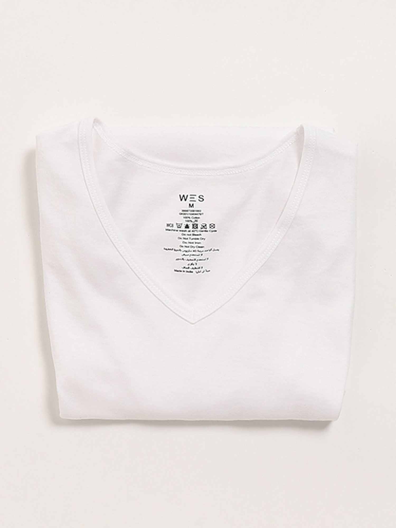 WES Lounge by Westside White Vest- Pack of 2