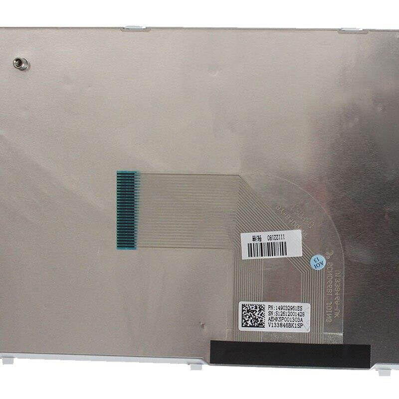 NEW Spanish keyboard  FOR sony vaio SVE151J13M SVE1511X1EB SVE1512E6EW SVE1512F1RW  witte Spanish Laptop Keyboard