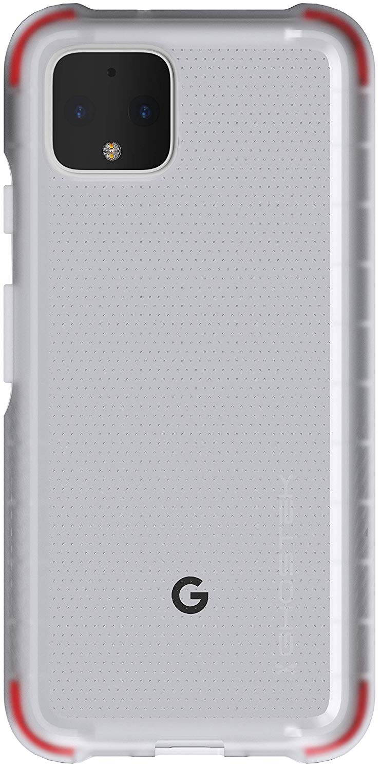 Ghostek Covert Clear Pixel 4 XL Case with Super Slim Fit Design and Secure Hand Grip Tough Shockproof Heavy Duty Protection Wireless Charging Compatible for 2019 Google Pixel 4 XL (6.3 Inch) - (Pink)