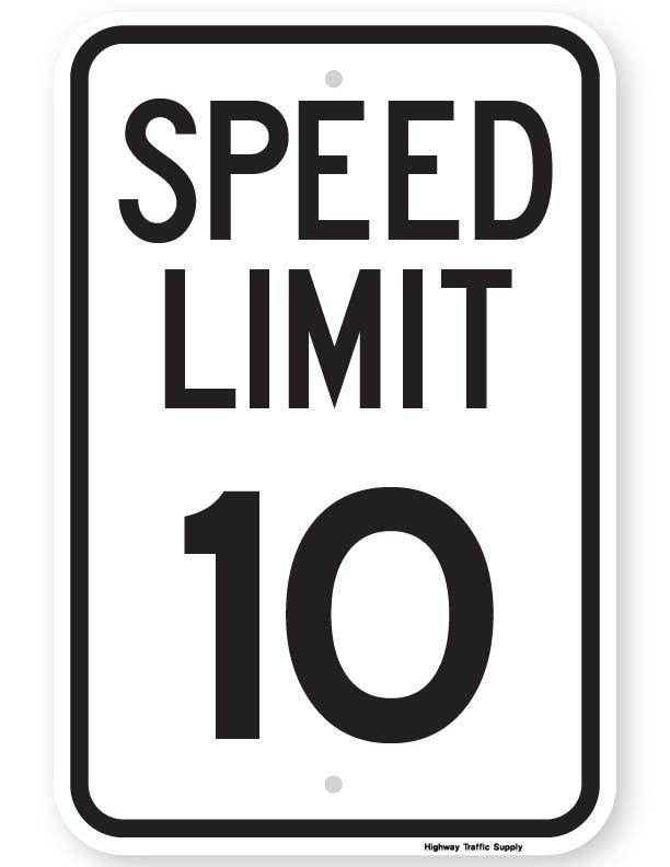 R2-1 Speed Limit Sign (10)