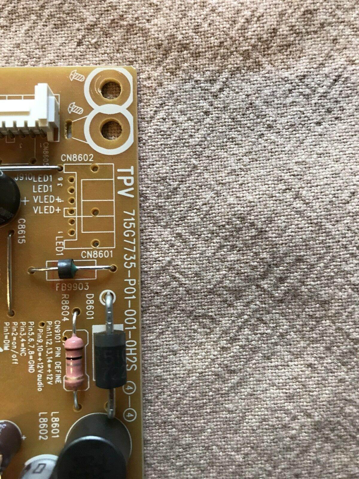 Vizio D32f-E1 POWER SUPPLY BOARD 715G7735-P01-001-0H2S