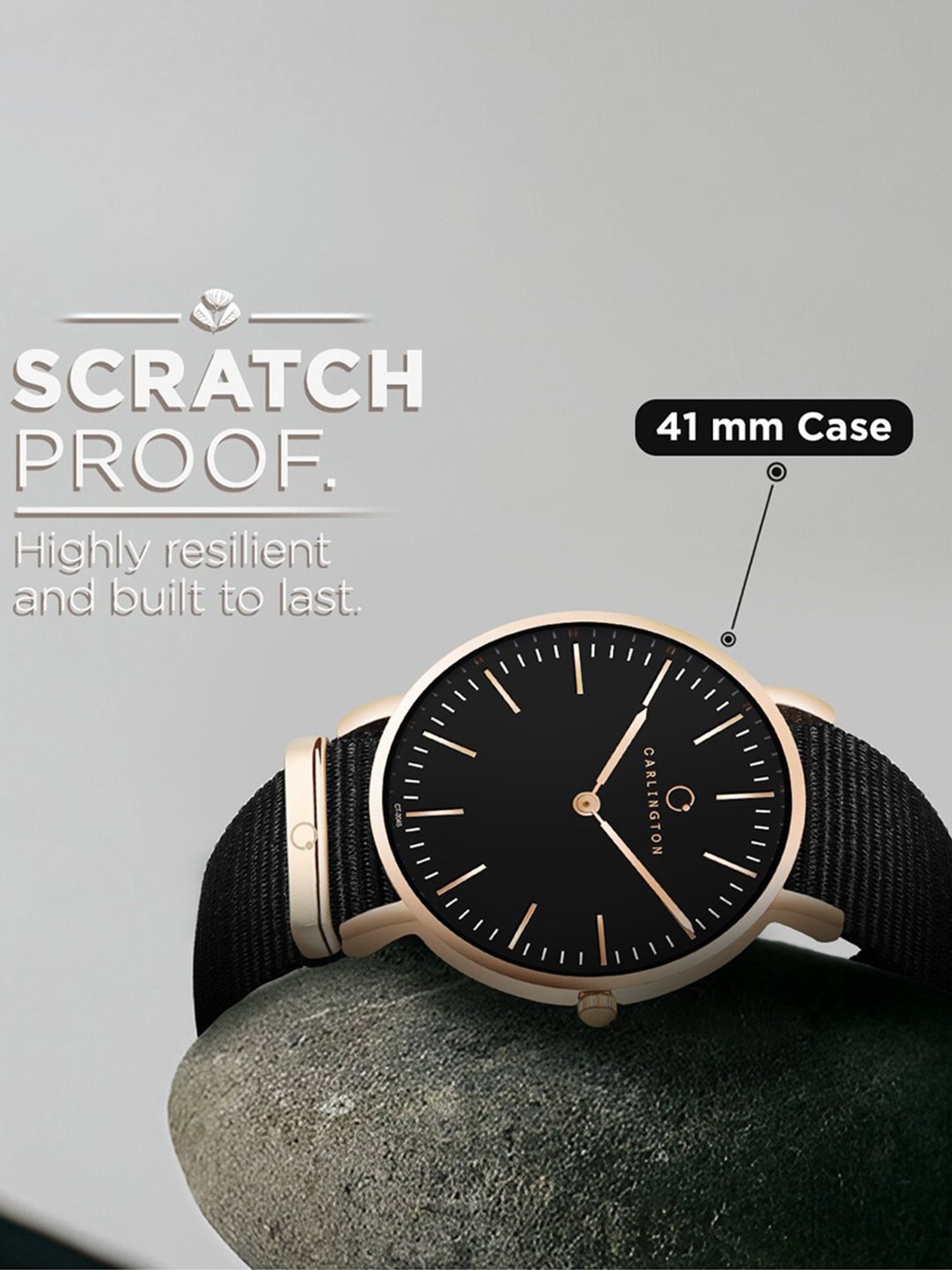 Carlington Iconic 2045 Black Men Analog Watch for Men