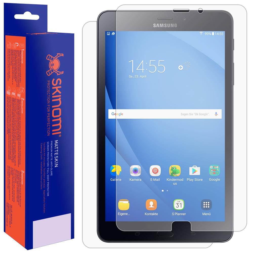Galaxy Tab A2 S Screen Protector + Full Body , Skinomi MatteSkin Full Skin Coverage + Screen Protector for Galaxy Tab A2 S Anti-Glare and Bubble-Free Shield