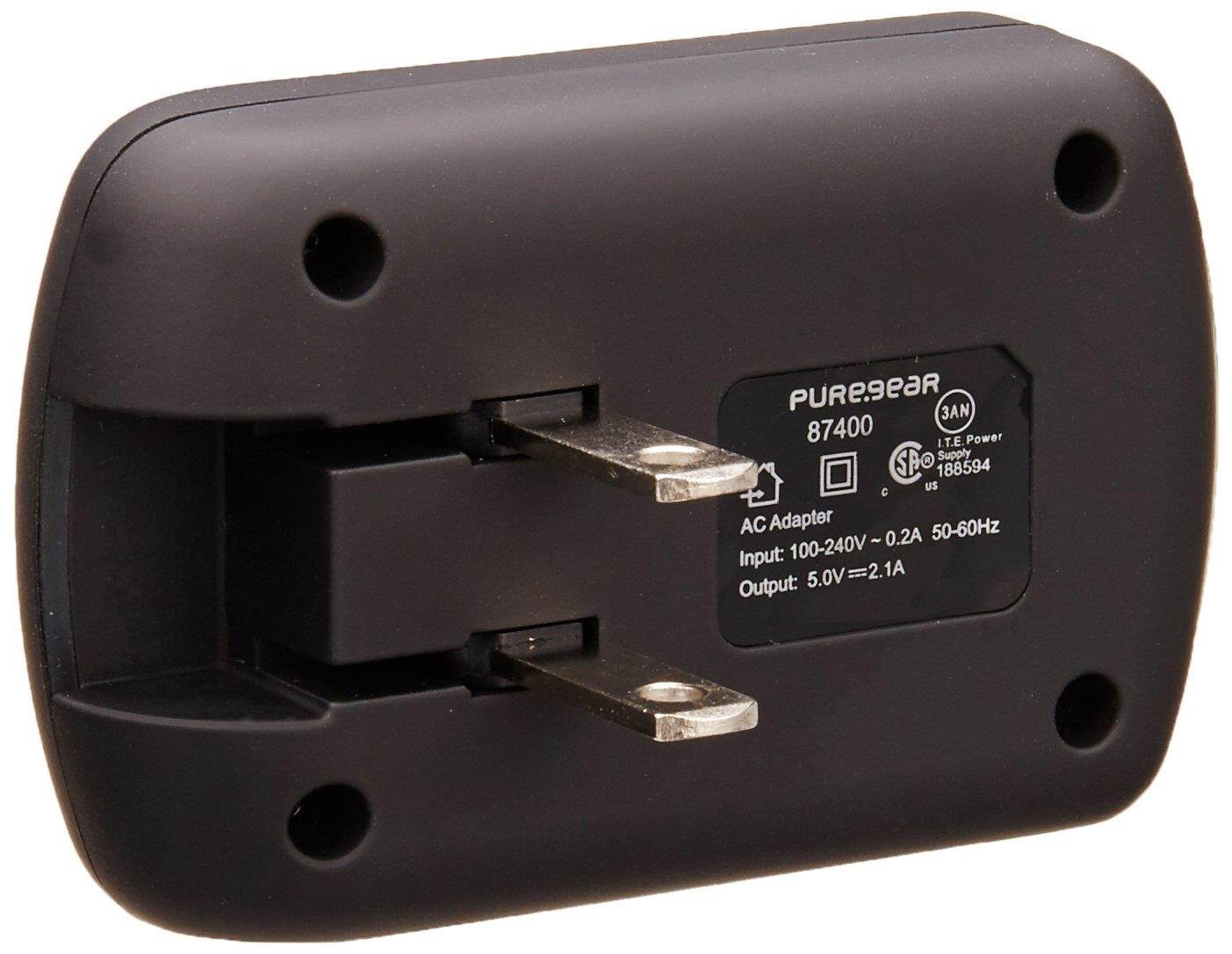 PureGear 88272VRP 2.1 Amp USB Wall Charger for iPad/iPod/iPhone