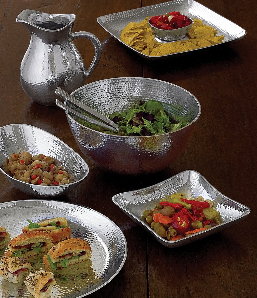 Towle Silversmiths Hammered Large Serving Bowl