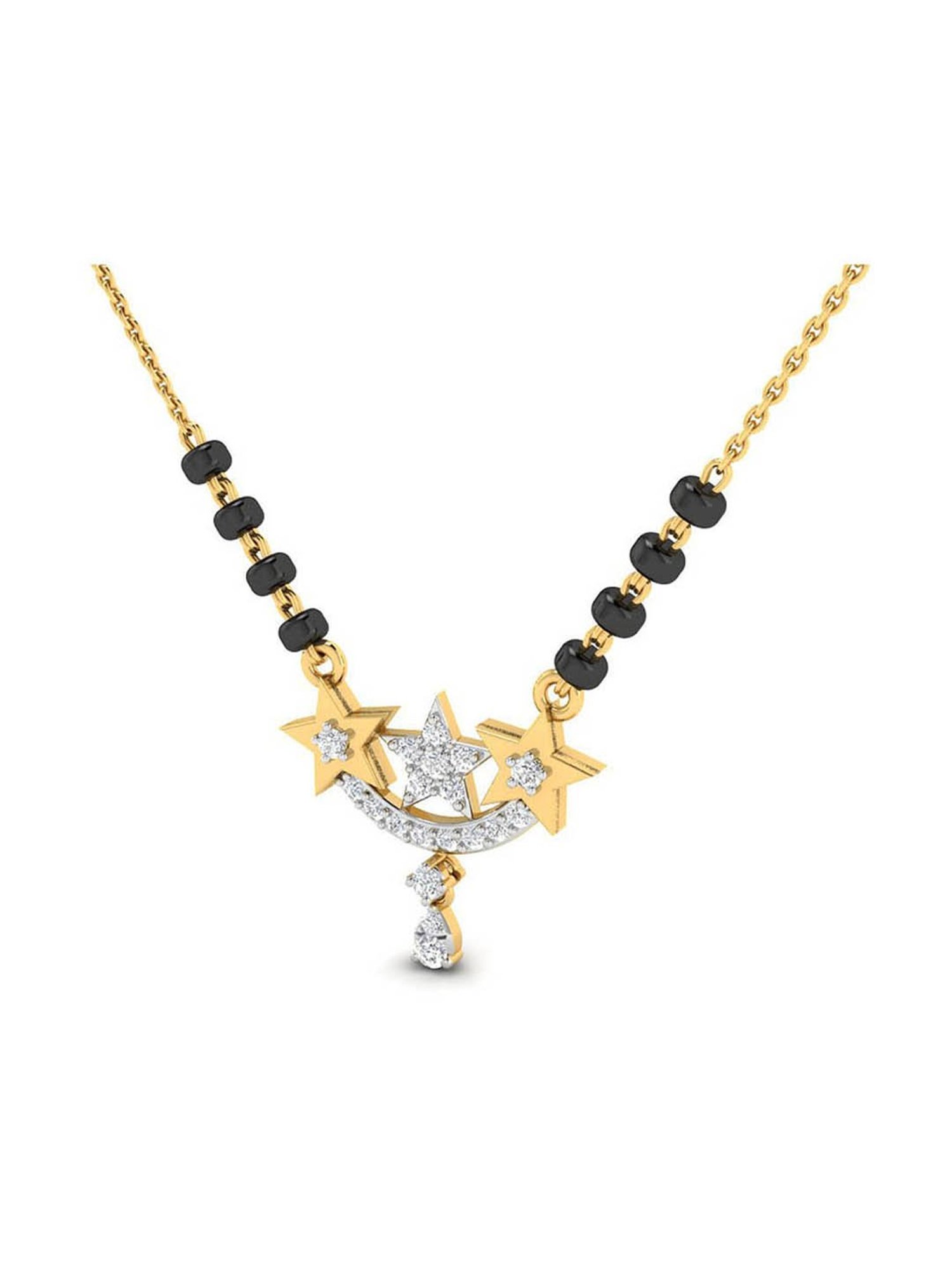 Waman Hari Pethe Jewellers 18k Gold & Diamond Mangalsutra for Women