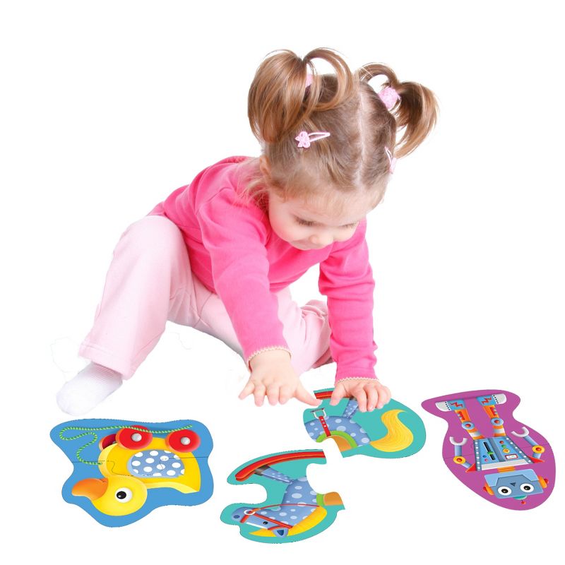 The Learning Journey My First Shaped Puzzle My Toys 4 two piece puzzles