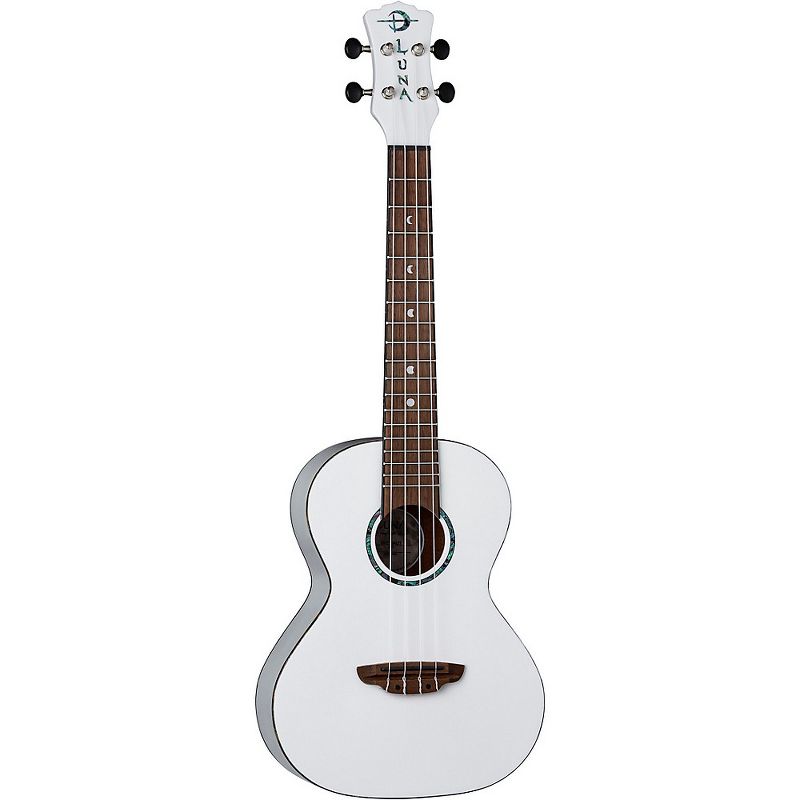 Luna Guitars Hau Snow Tenor Ukulele White