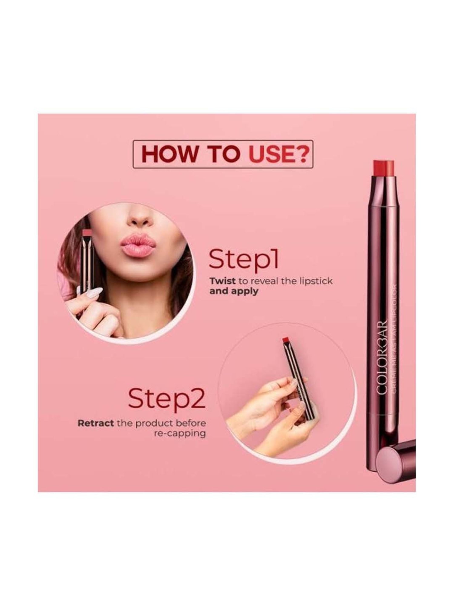 Colorbar Creme Me As I Am Lipcolor-Quicky - 001 - 0.8 gm