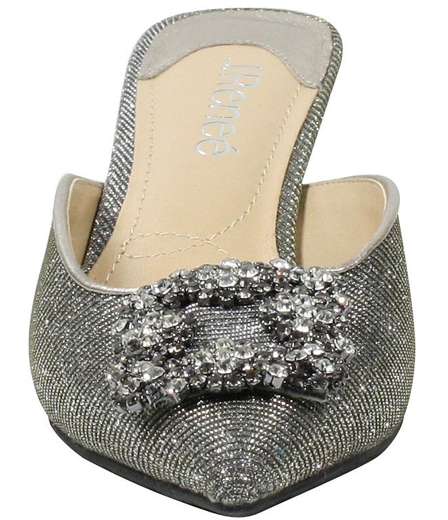 Schutz Sionne Clear Vinyl Pointed Toe Mules